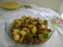 Moela com batata