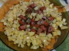 Salsicha ao cheiro-verde