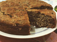 Bolo de banana sem açúcar