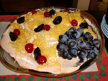 Torta gelada de uva da Rota do Charme