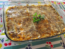 Lasanha de frango e cheddar da Vovó