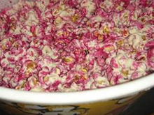 Pipoca doce com groselha
