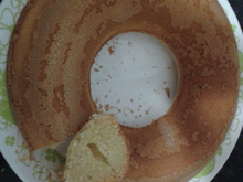 Bolo de fubá do tio Fe sem lactose e sem soja