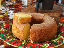 Bolo de fubá de liquidificador