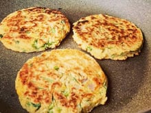 Hambúrguer de grão-de-bico