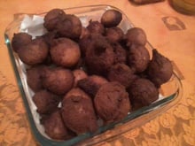 Bolinhos de chuva de fubá