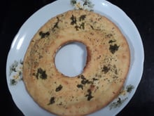Bolinho de chuva salgado e assado