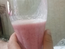 Drink de morango fácil simples