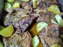Bisteca de forno ao molho shoyu