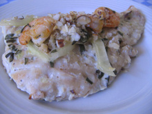 Peixe ao forno com castanhas do Pará