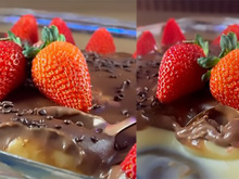 Fiz uma sobremesa fácil de R$ 20: é só botar pra gelar na travessa e lamber os dedos