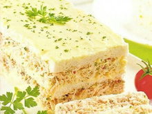 Torta fria de pão integral