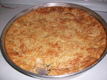 Torta de frango de liquidificador