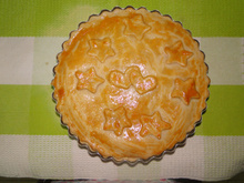 Torta de frango com requeijão