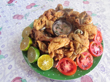 Peixe frito sequinho