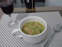 Caldo verde sem batata