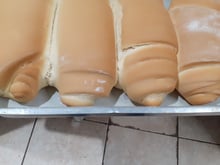 Pão de minuto cilindrado