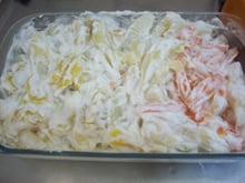 Salada de legumes com maionese