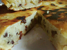 Bruaca com uva passa