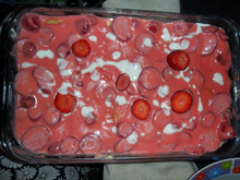 Pavê delícia de morango