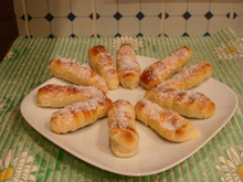 Enroladinhos de queijo