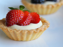 Tortinha gelada de creme com morango: receita deliciosa