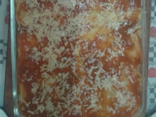 Arroz à parmegiana de forno