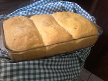 Pão de cenoura  saudável