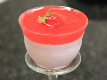 Mousse de morango