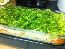 Salada  5 camadas