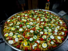 Paella caipira para 30 pessoas 