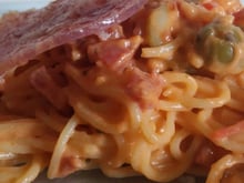 Macarrão com salaminho