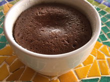 Souflé de chocolate