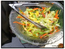 Salada de manga verde tailandesa