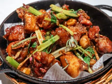 Frango no açúcar - frango dourado