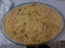macarrão ao molho branco