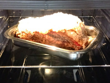 Carne assada com sal grosso