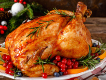 Truque para não queimar a coxa do peru de Natal