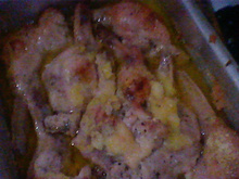 Frango assado à lá pizza