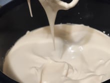 Café cremoso meia receita
