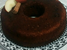 Bolo rápido de maçã com canela