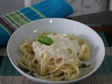 Molho branco com azeite de oliva