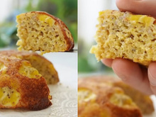 Bolinho de banana que eu faço toda semana: receita fácil e saudável assada no forno ou airfryer