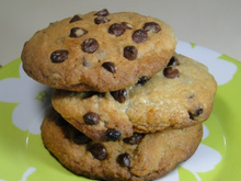 Cookies com gotas de chocolate