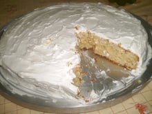 Bolo molhadinho de abacaxi