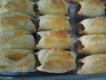 Enroladinho de salsichas