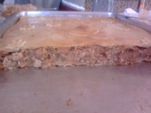 Torta de frango saborosa