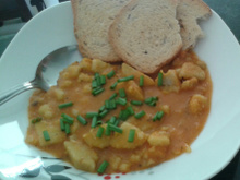 Sopa de inhame (cará)