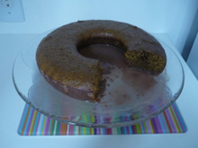 Bolo de cenoura integral sem óleo