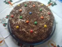 Bolo festivo de chocolate